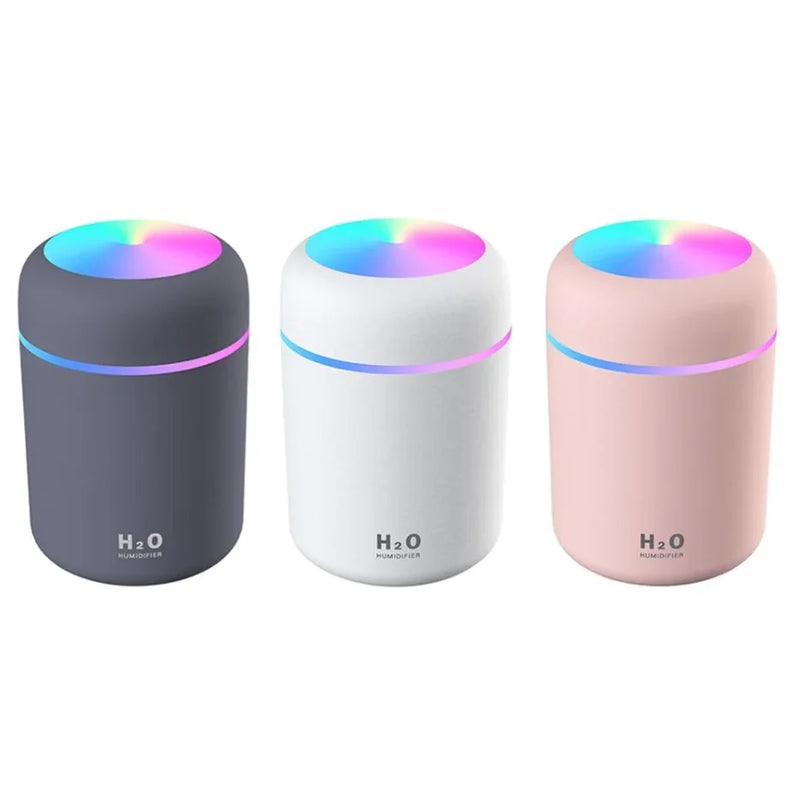 Humidificador de ar com luz de LED