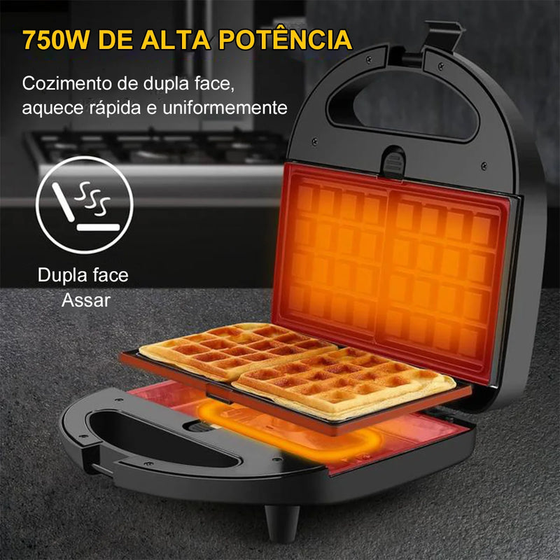 Sanduicheira inox 110V 750W