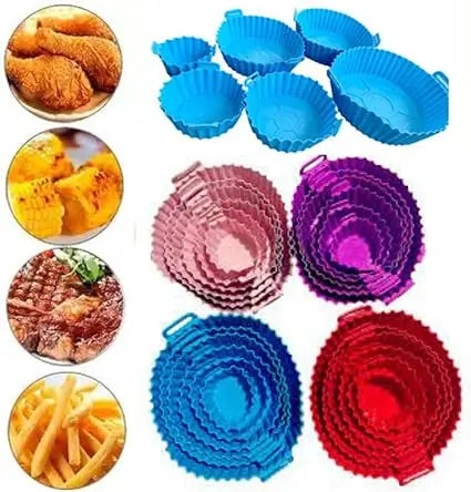 Kit 6 capas protetoras de silicone de forno fritadeira elétrica