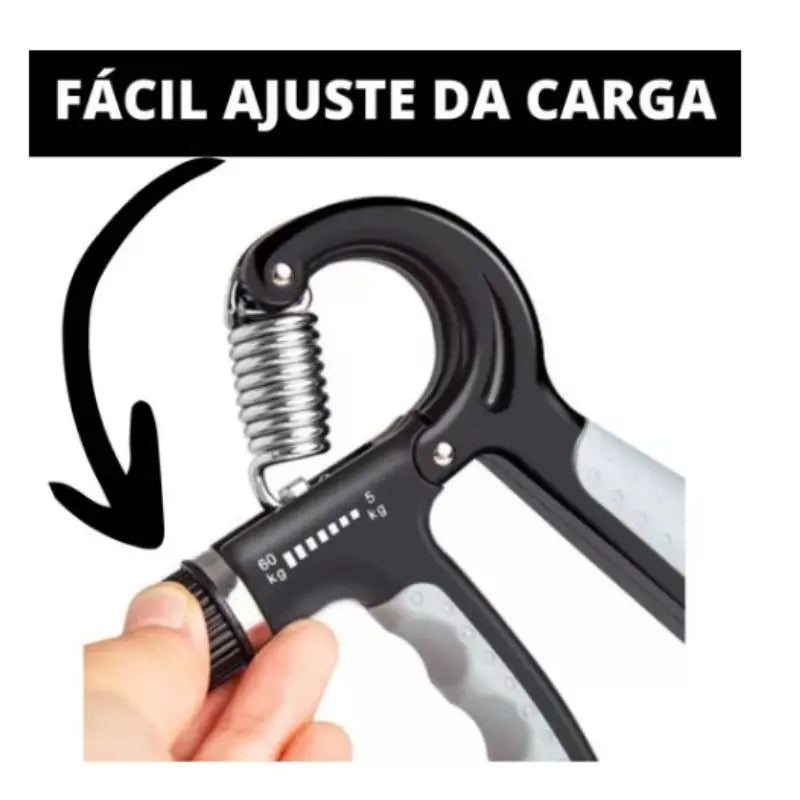 Flexor de punho  de antebraço com mola ajustável