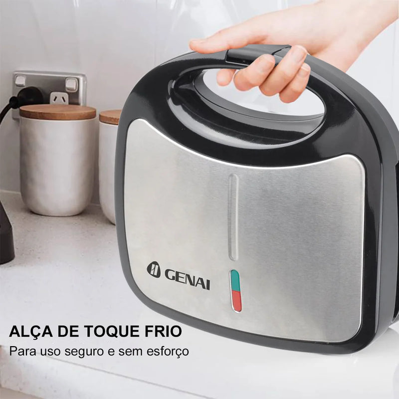 Sanduicheira inox 110V 750W