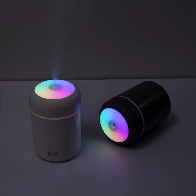 Humidificador de ar com luz de LED