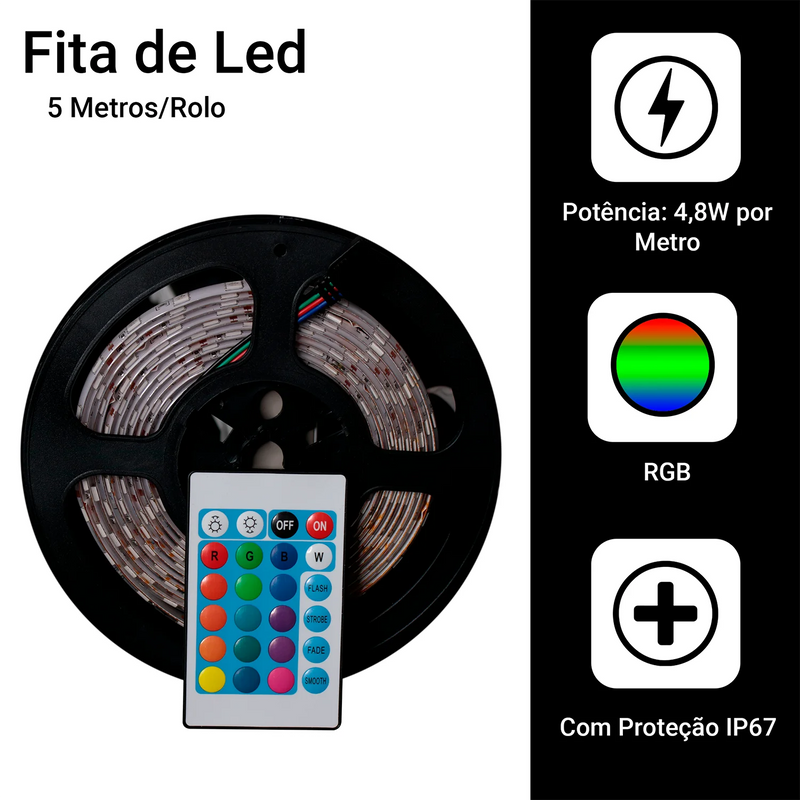 Fita De LED rgb