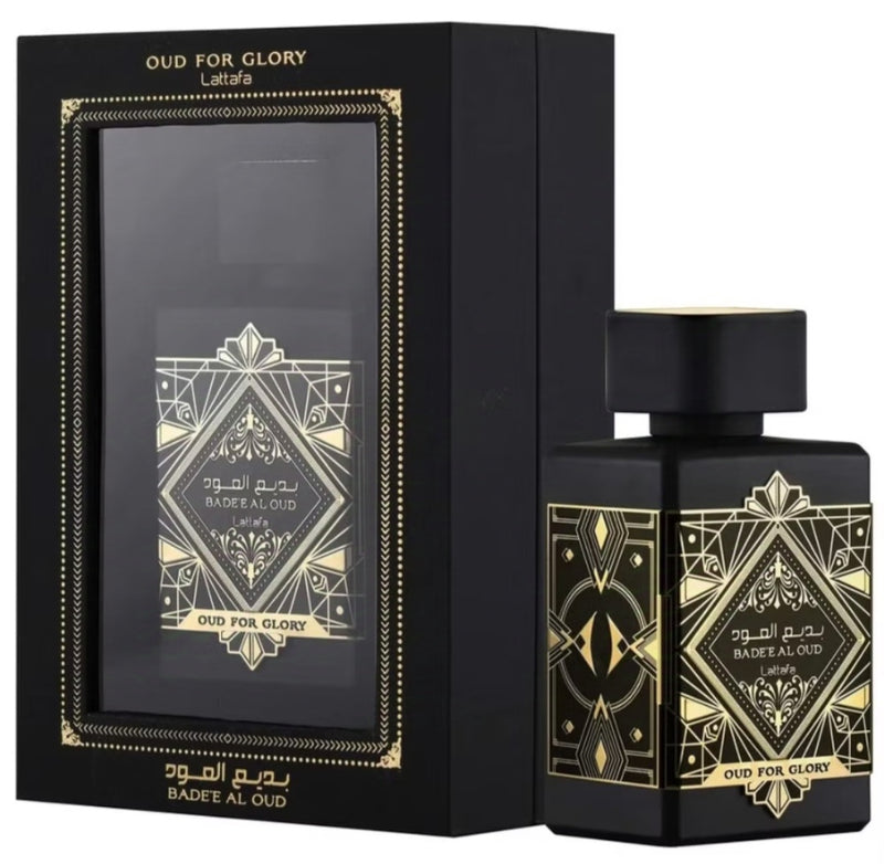 Perfume Árabe Lattafa Bade'e Al Oud For Glory Eau de Parfum Original - 100ml